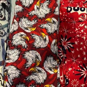 LuLaRoe Tall & Curvy tights. 3 pair